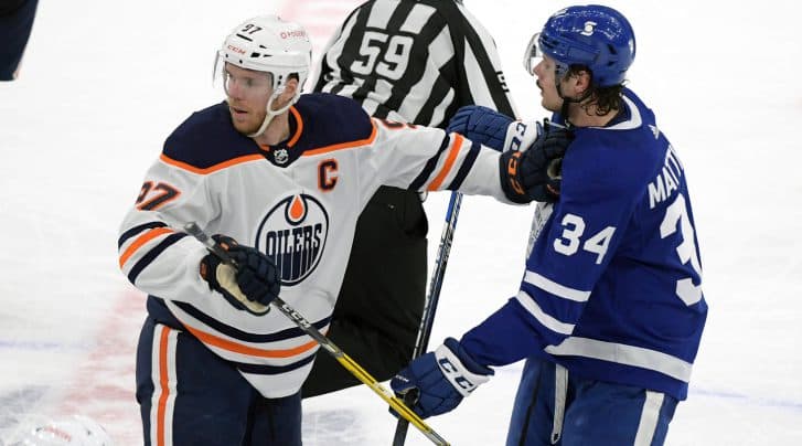 Connor McDavid, Nathan MacKinnon, and Auston Matthews nominated for the Hart Trophy