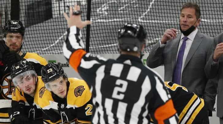 Boston Bruins head coach Bruce Cassidy, forward Nick Ritchie fined