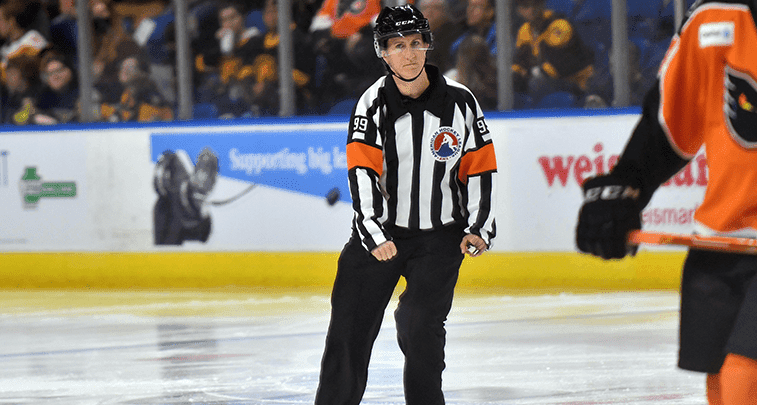 Katie Guay Makes History As First AHL Female Referee