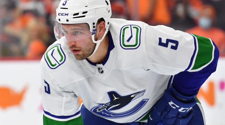 Canucks defenseman Tucker Poolman suspended two games for stick-swinging incident