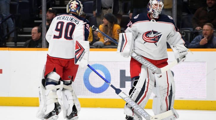 Columbus Blue Jackets to start recalled goaltender Daniil Tarasov