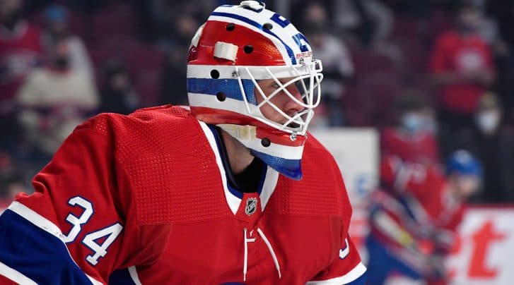 Canadiens goaltender Jake Allen out for remainder of season with groin injury