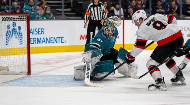 The Ottawa Senators will be without Josh Norris for another two weeks