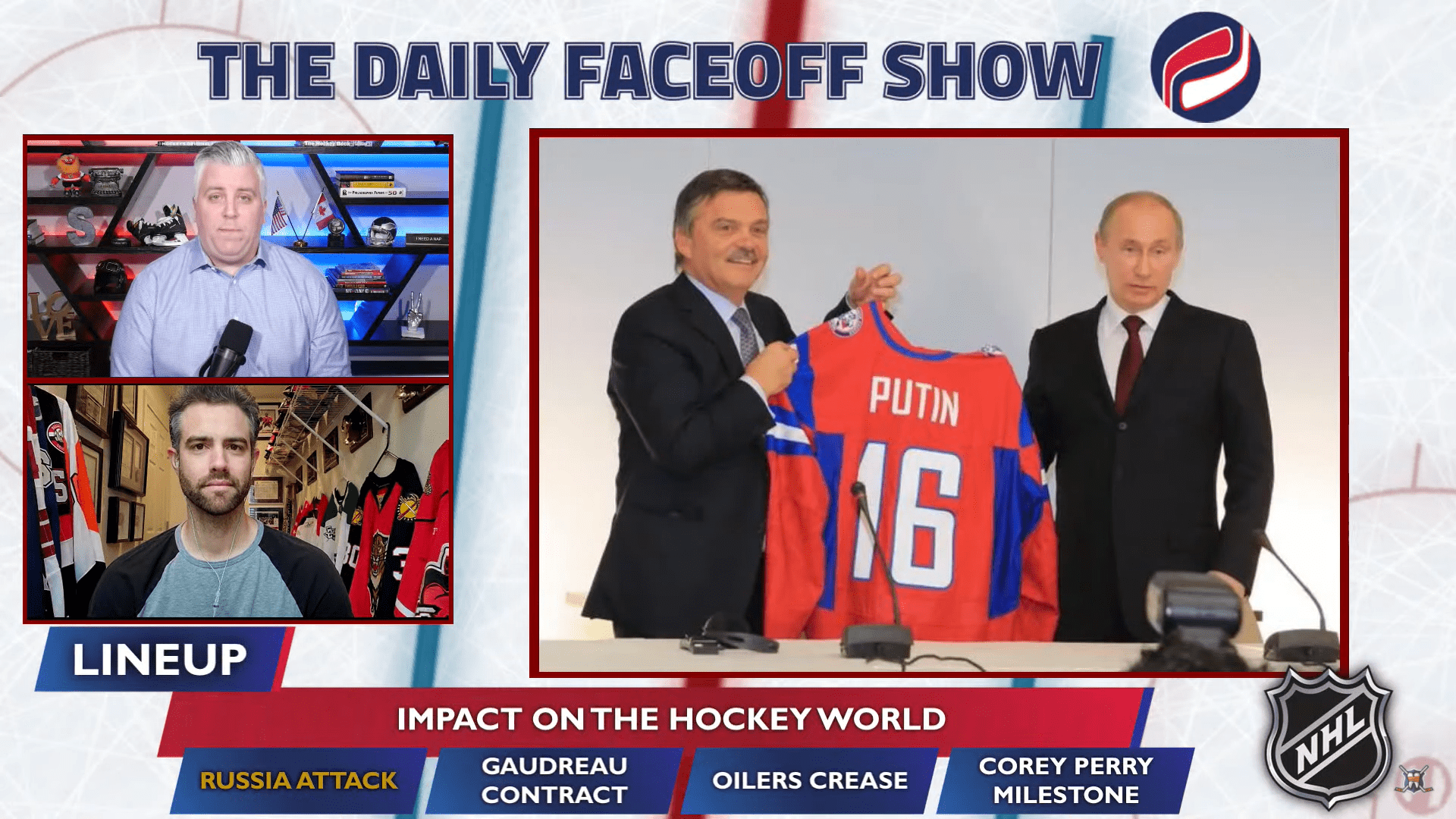 The Daily Faceoff Show: What impact will Russia’s attack on Ukraine have on hockey?