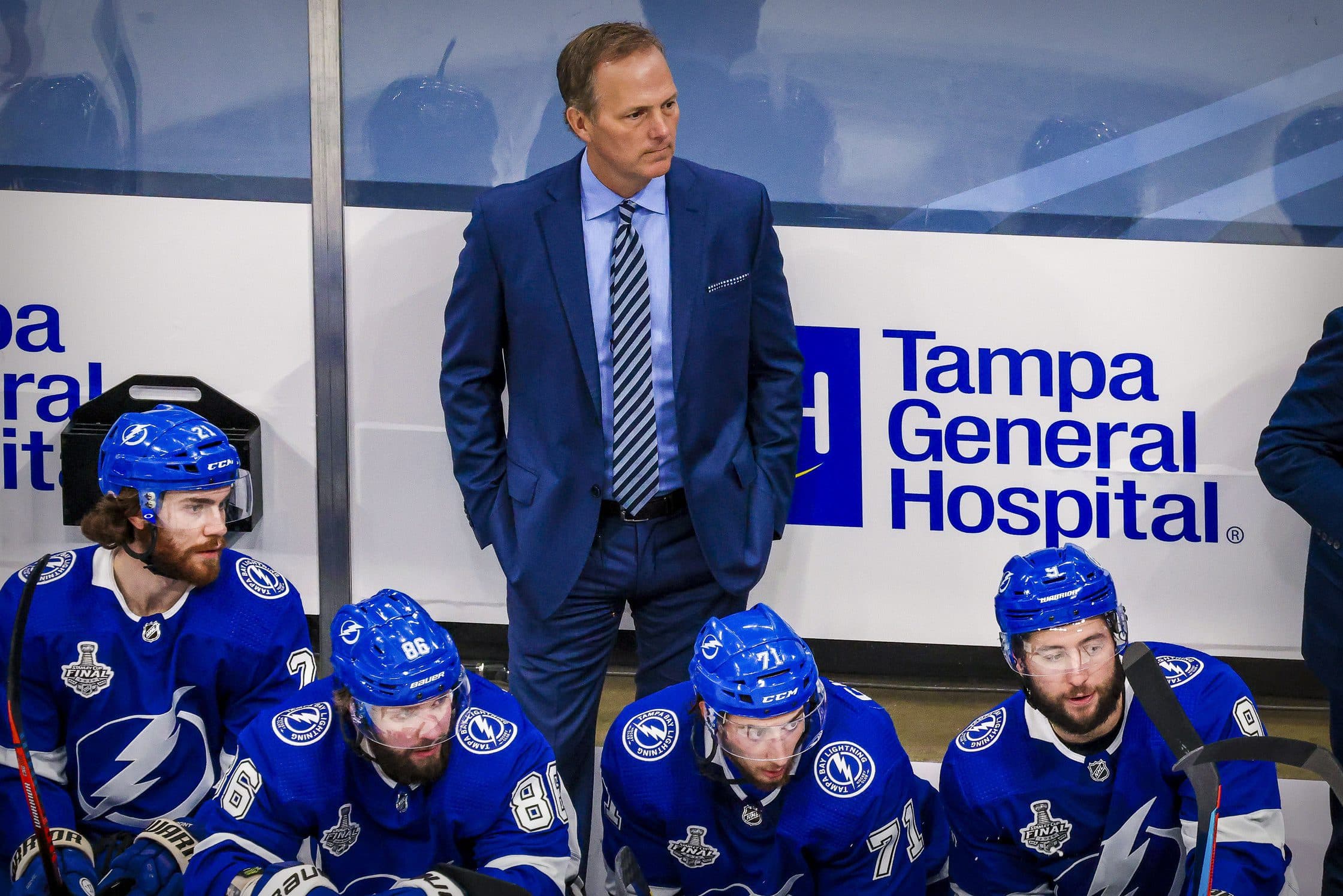 WATCH: Lightning coach Jon Cooper could face fine after ejection on Thursday