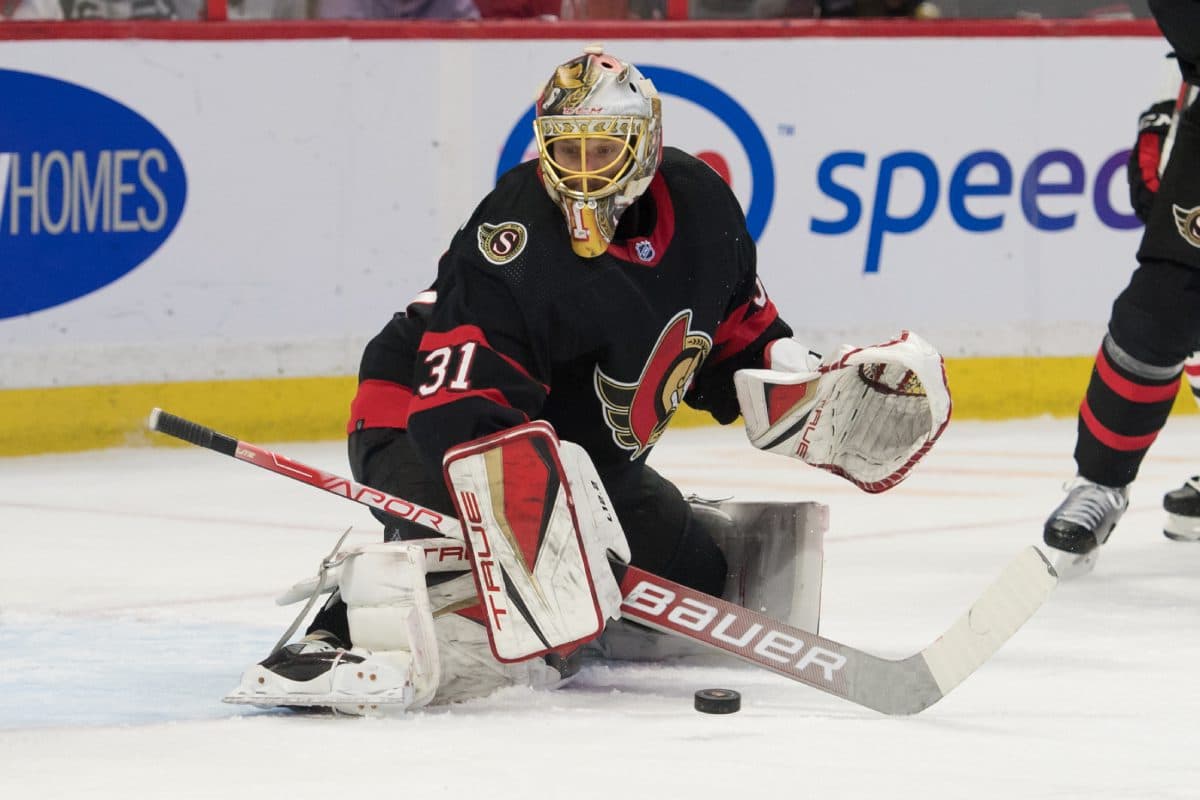 Fantasy Hockey Daily Goalie Rankings — 10/18/23