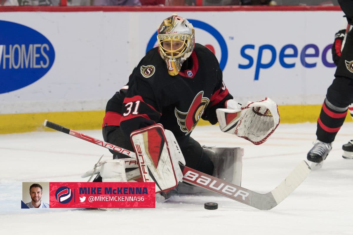 McKenna’s Matchup of the Day: Mar. 18 – Martin Jones vs. Anton Forsberg