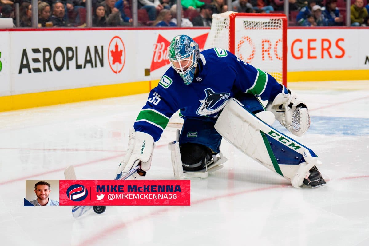 McKenna’s Matchup of the Day: Mar. 24 – Thatcher Demko vs. Cam Talbot