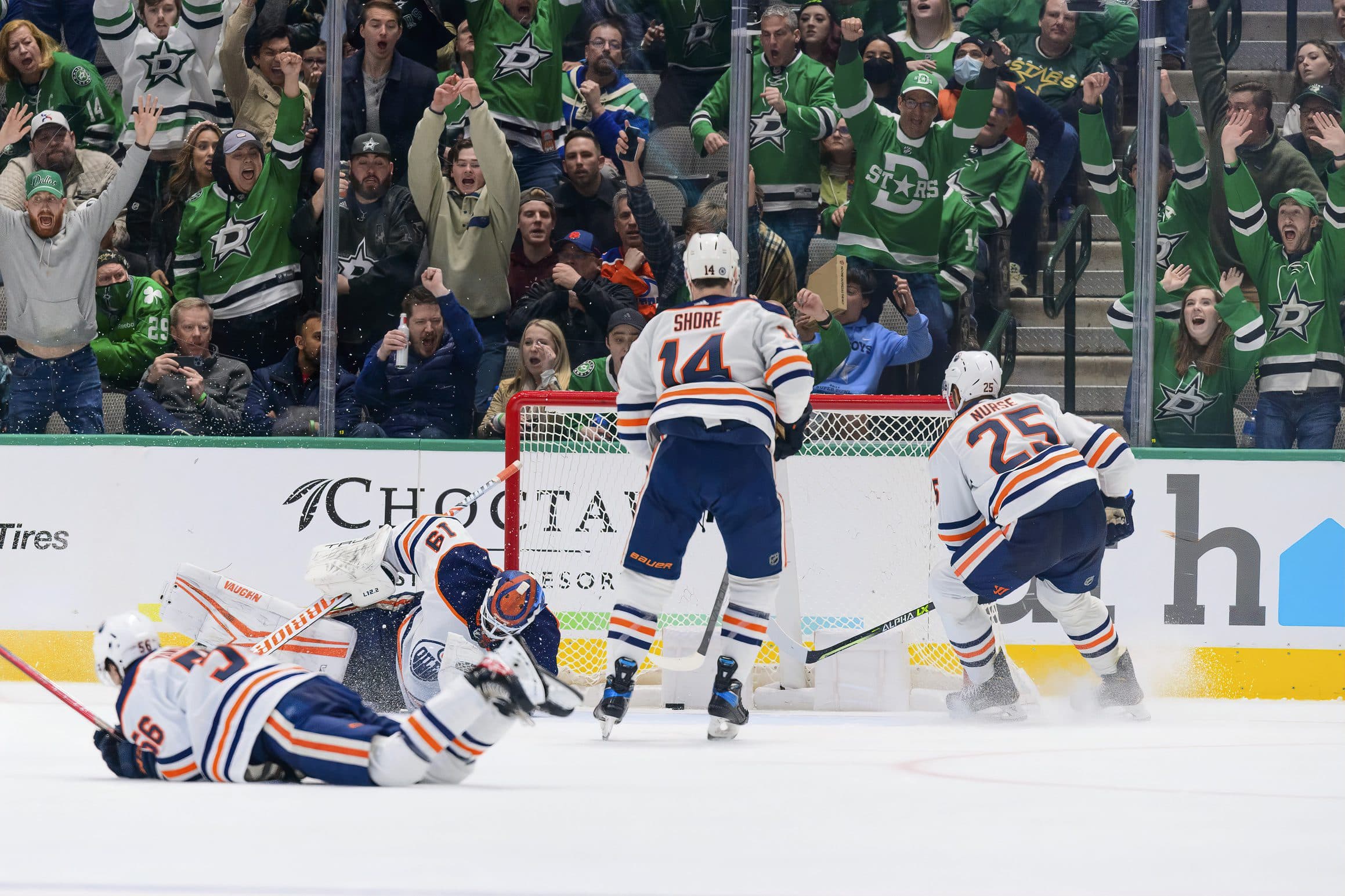 WATCH: Edmonton Oilers allow two goals in 24 seconds in loss to Dallas Stars