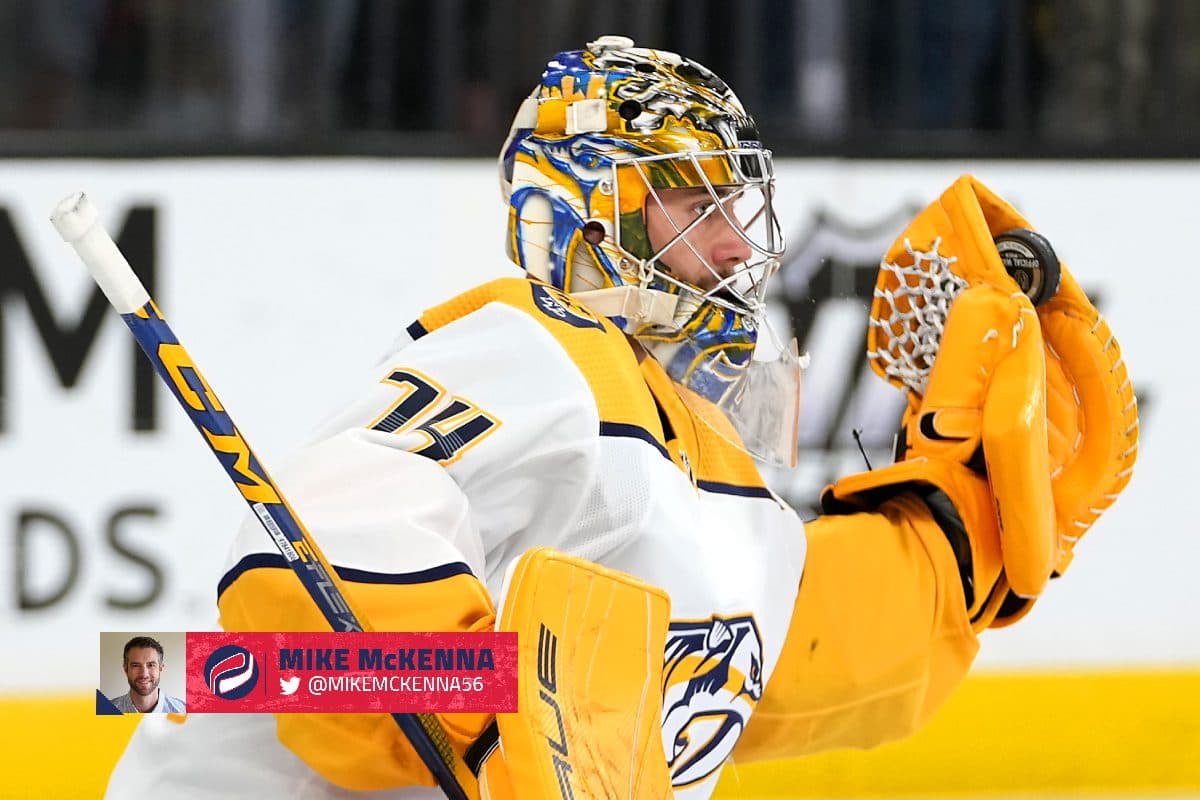 McKenna’s Matchup of the Day: Apr. 5 – Marc-Andre Fleury vs. Juuse Saros