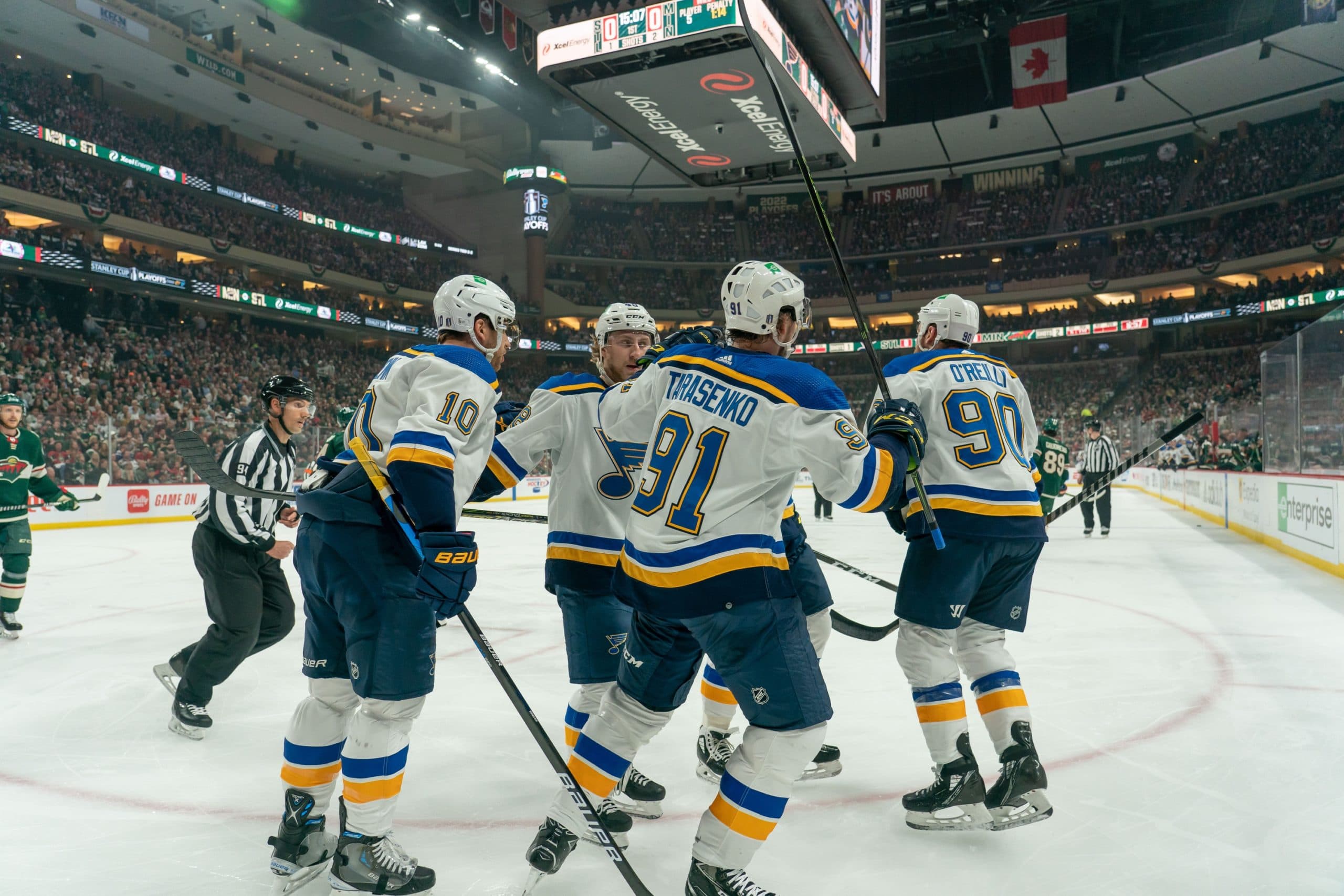 Stanley Cup Playoffs Day 9: Kings hang on despite Oilers comeback, Tarasenko hat trick carries Blues to win