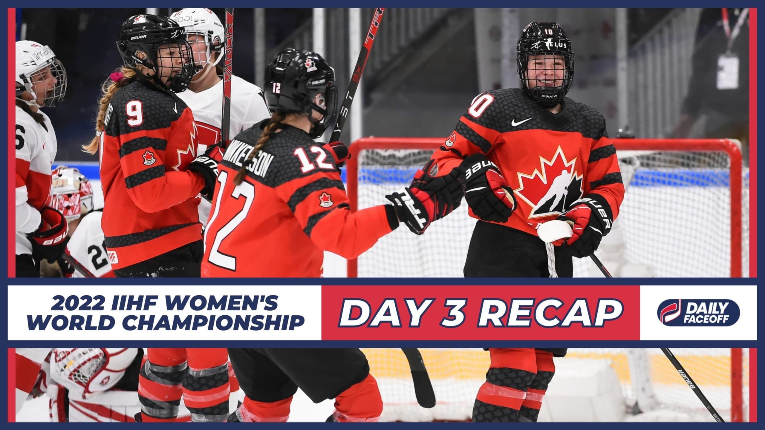 Women’s Worlds Day 3 Recap: Sarah Fillier nets a pair to lead Canada past Switzerland