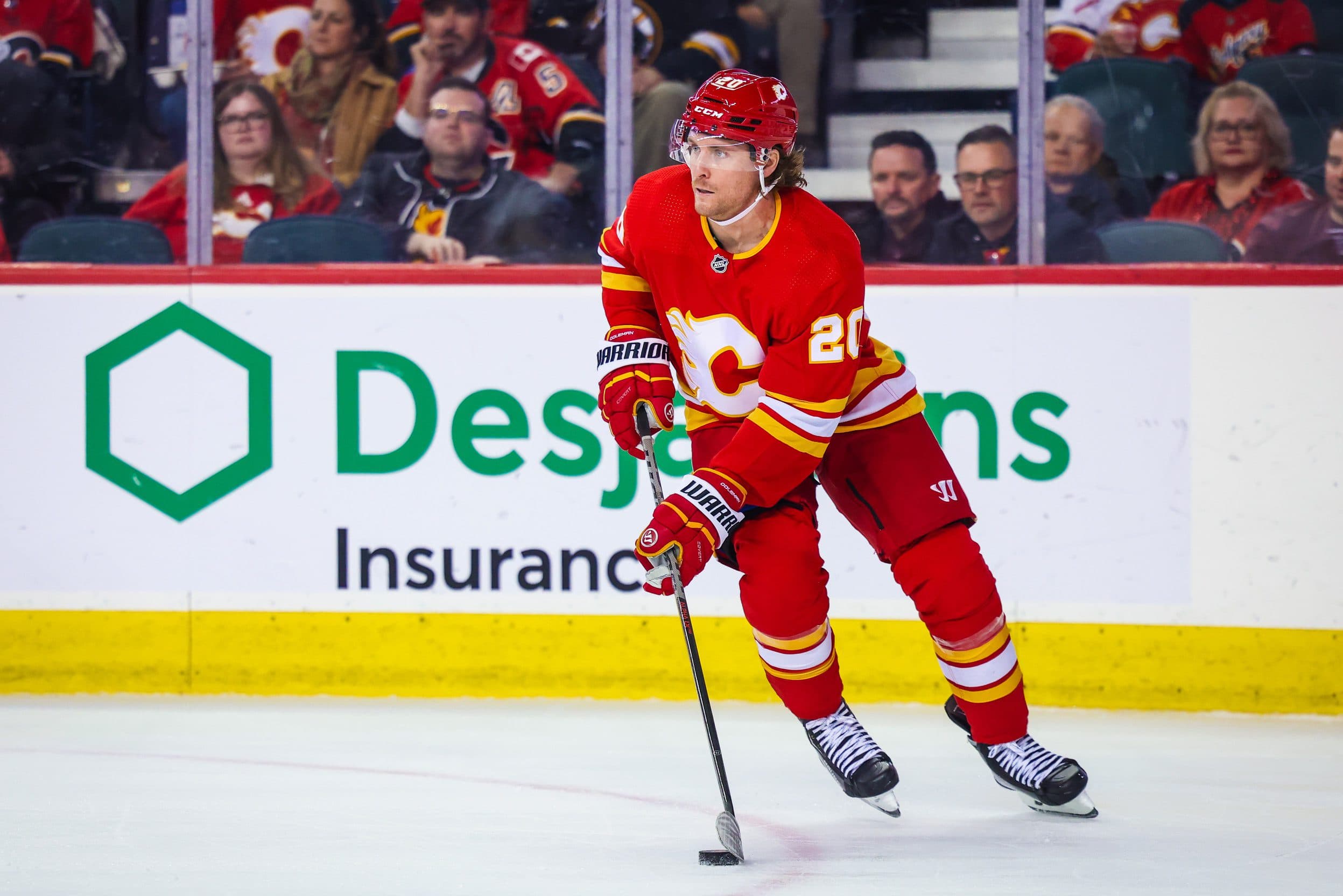 Blake Coleman fined $5,000 for slew-footing Pierre-Luc Dubois