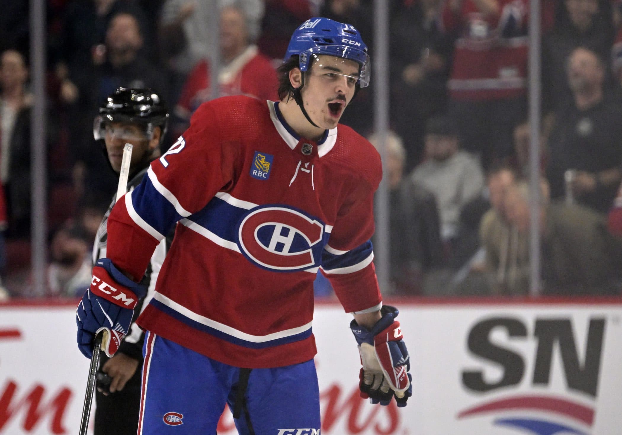 Montreal Canadiens’ Arber Xhekaj is out indefinitely with an upper-body injury