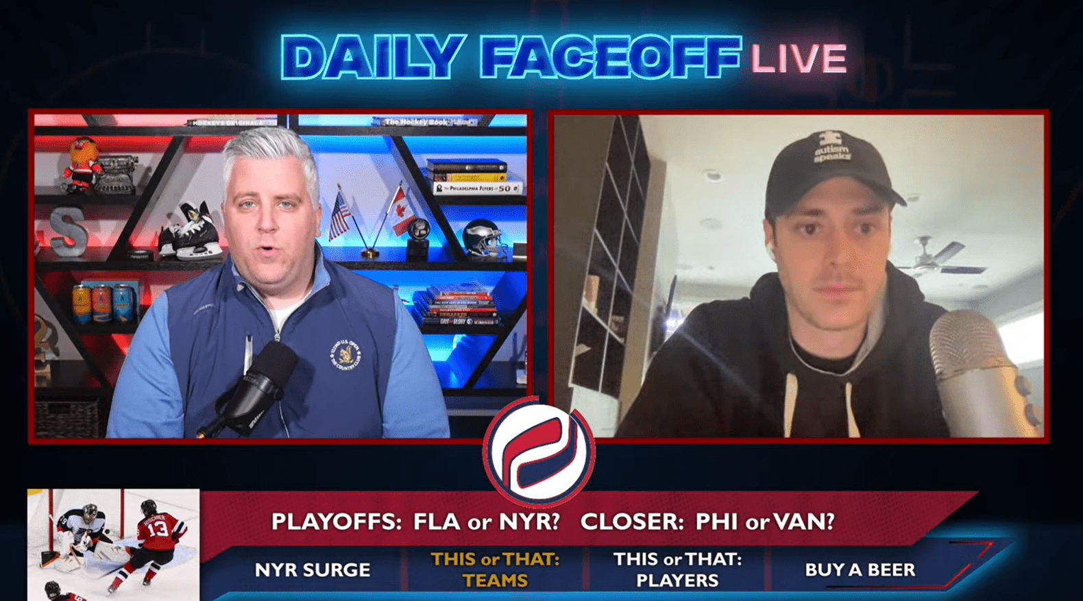 Daily Faceoff Live: Are the Panthers or Rangers under more pressure to make the playoffs?