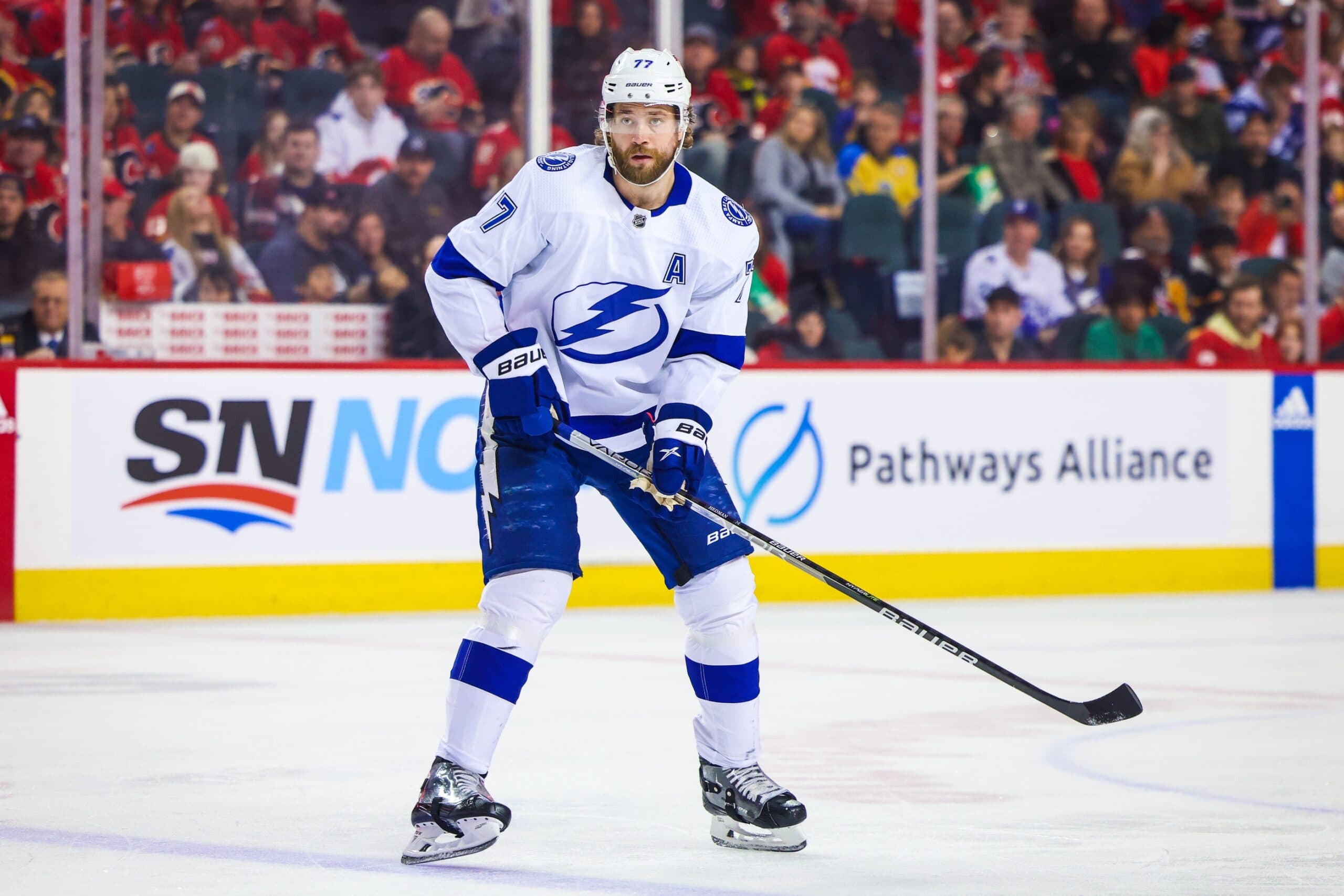 Why has the Lightning’s Victor Hedman struggled defensively this season?