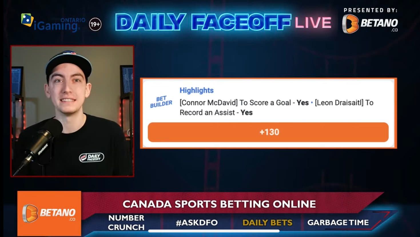 Betano Daily Bets: Connor McDavid & Leon Draisaitl parlay