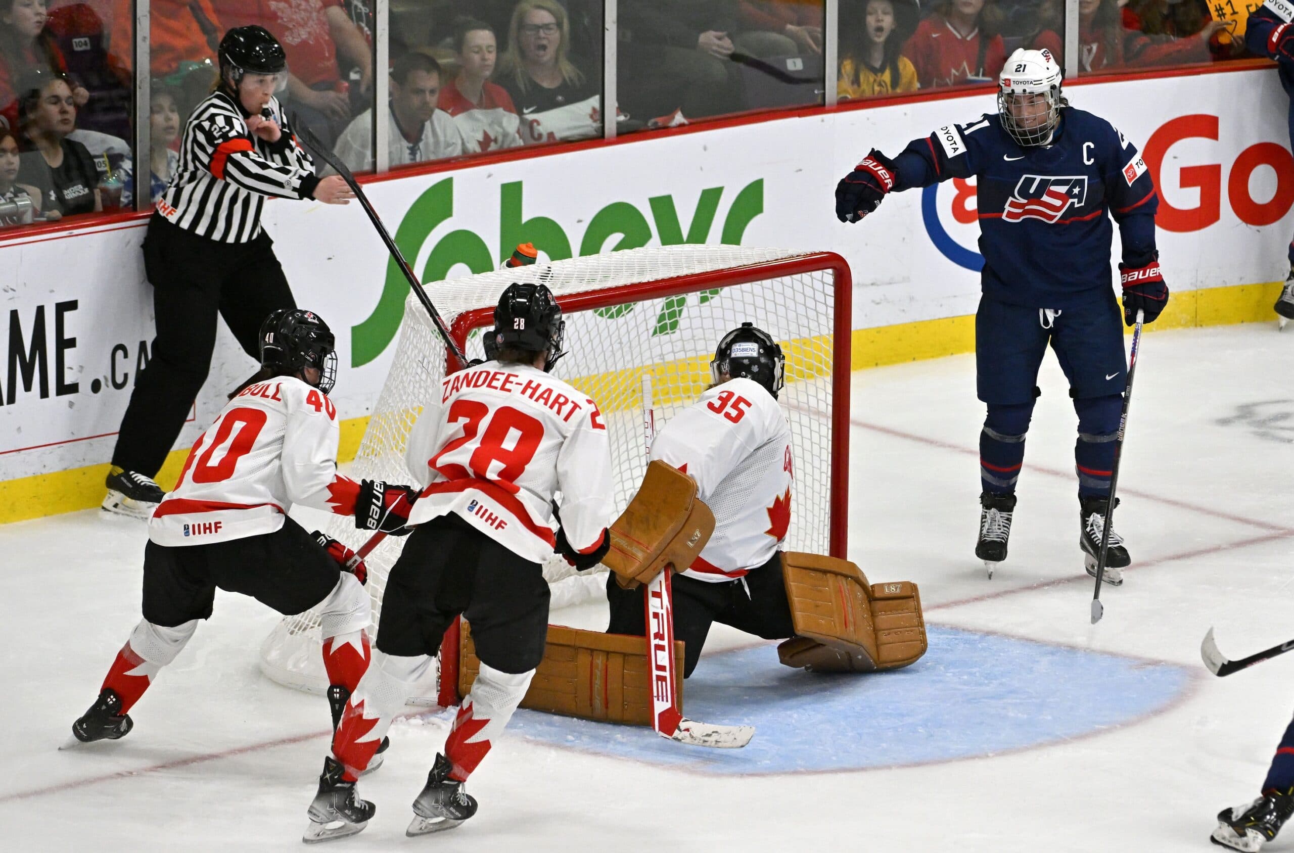 Women’s Worlds: Hilary Knight hat trick powers Team USA to gold over Canada