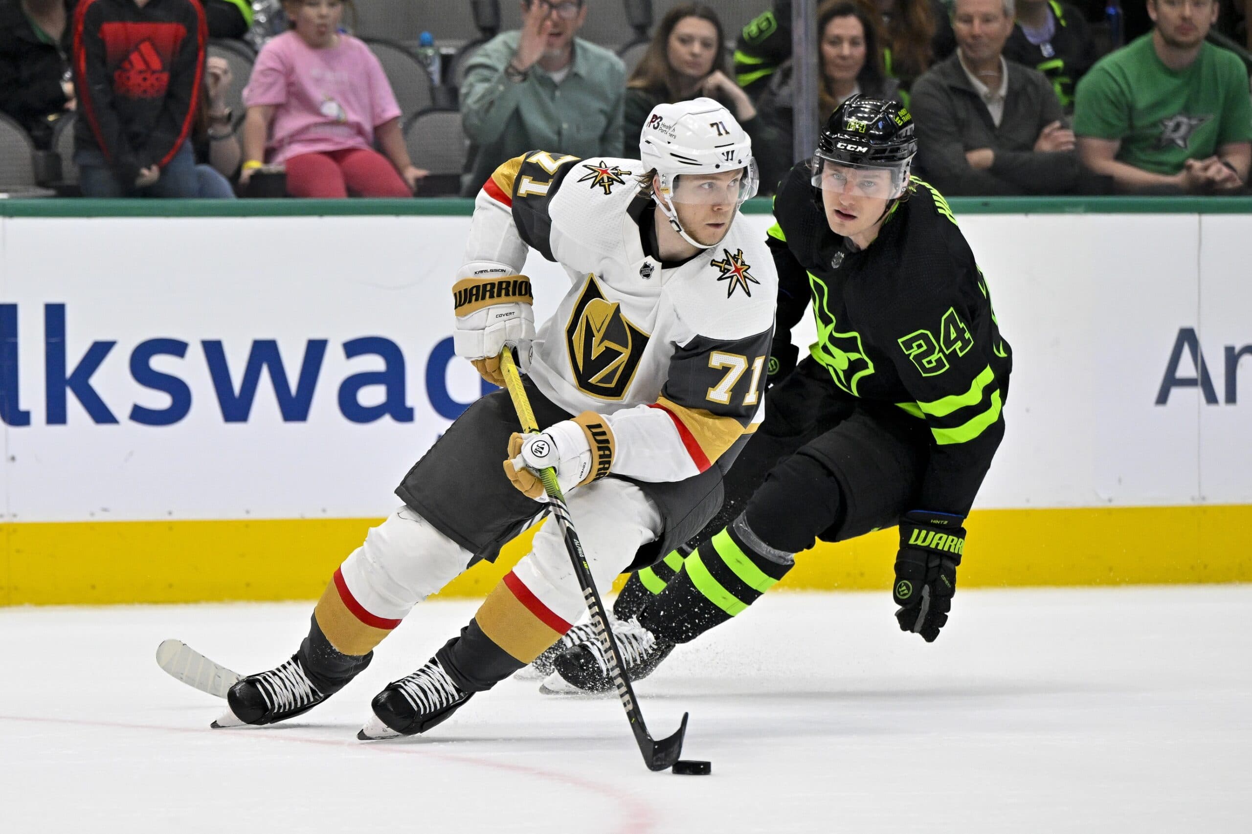Golden Knights’ William Karlsson expected to make season debut against Sharks on Oct. 26