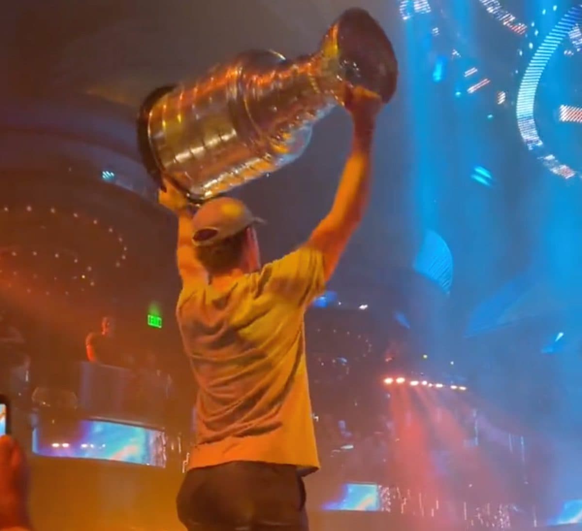 Jack Eichel and the Golden Knights take the Stanley Cup clubbing in Vegas