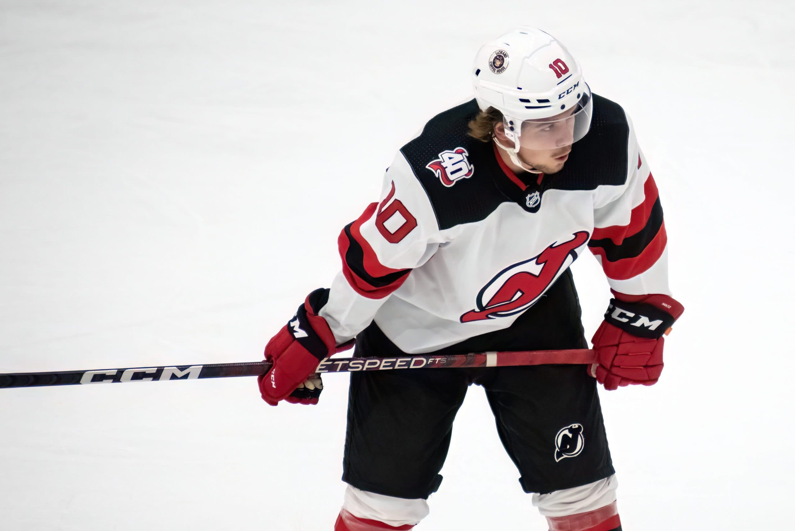 Vegas Golden Knights acquire Alexander Holtz, Akira Schmid from the New Jersey Devils for Paul Cotter, ’25 third-round pick