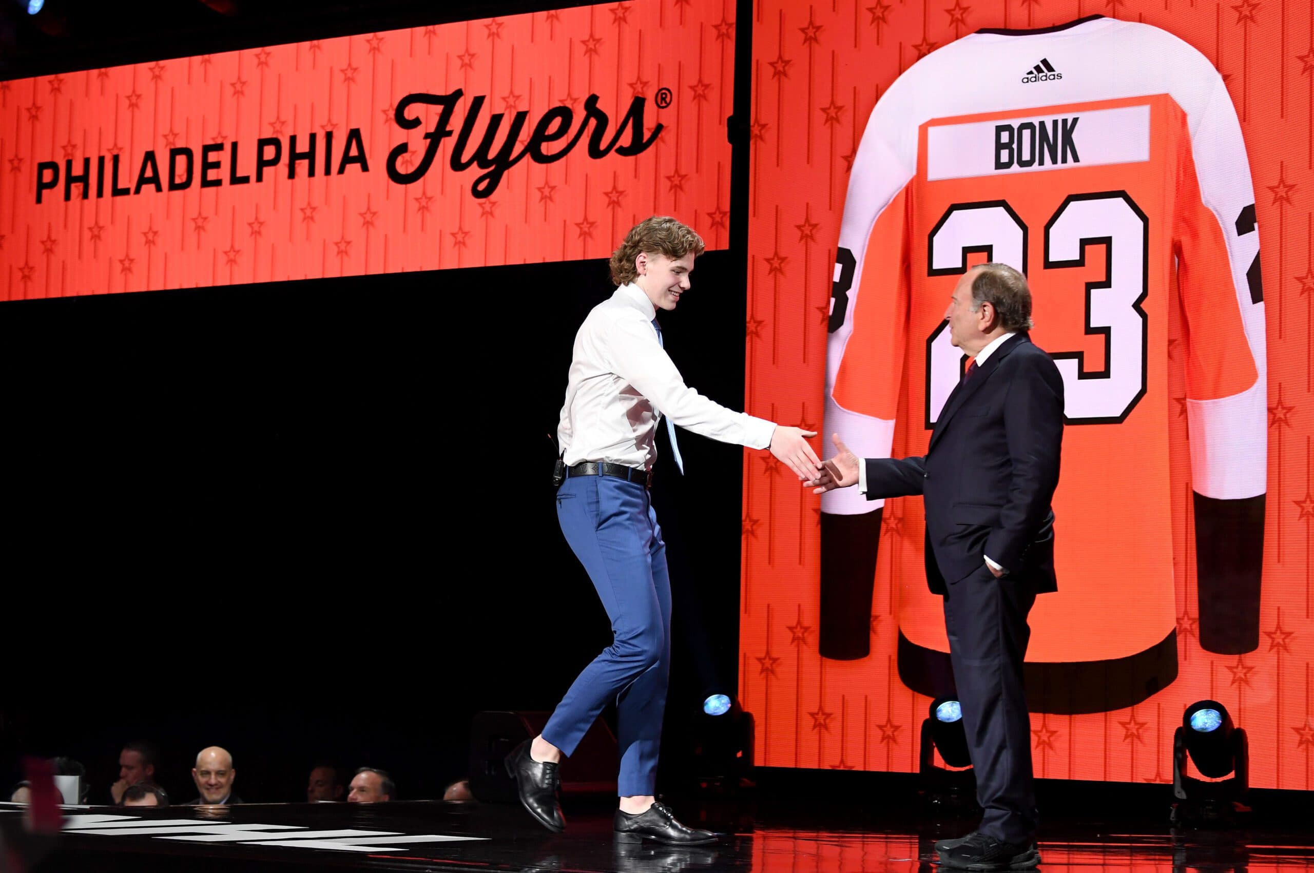 Philadelphia Flyers sign 2023 first-round pick Oliver Bonk to ELC