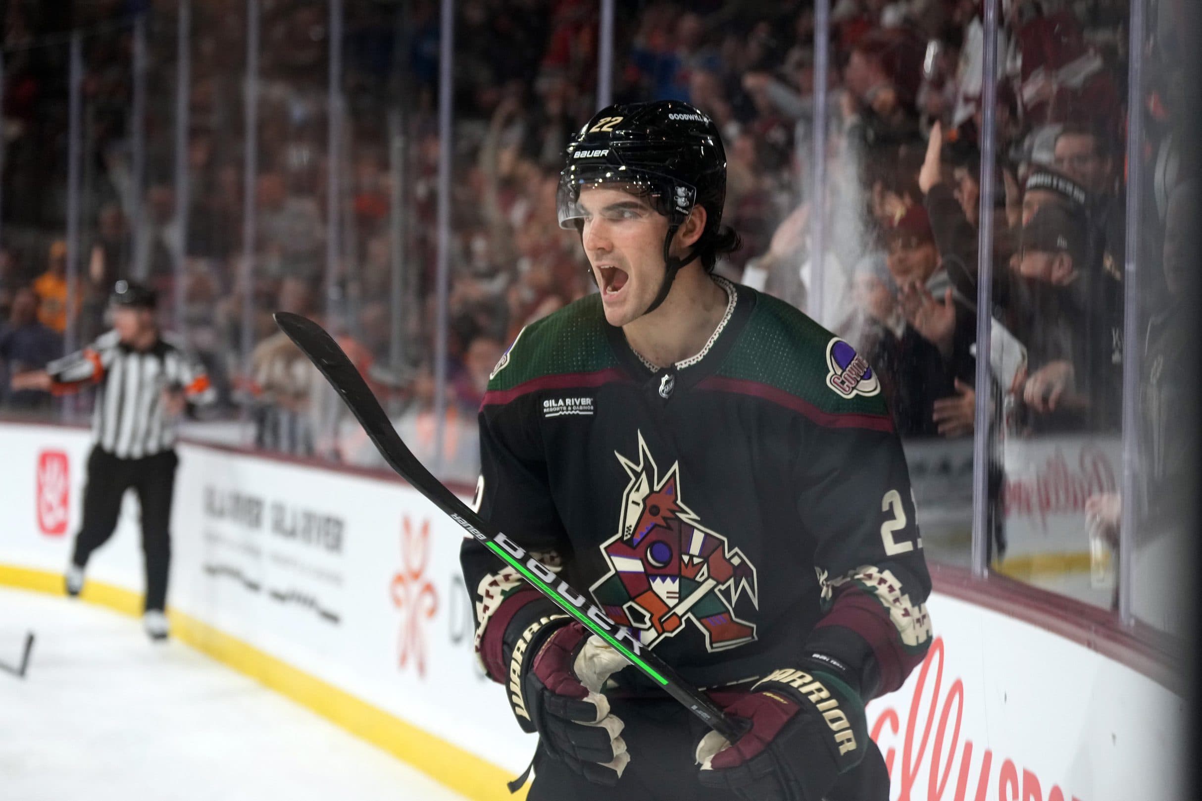 Coyotes center Jack McBain out week-to-week with lower-body injury
