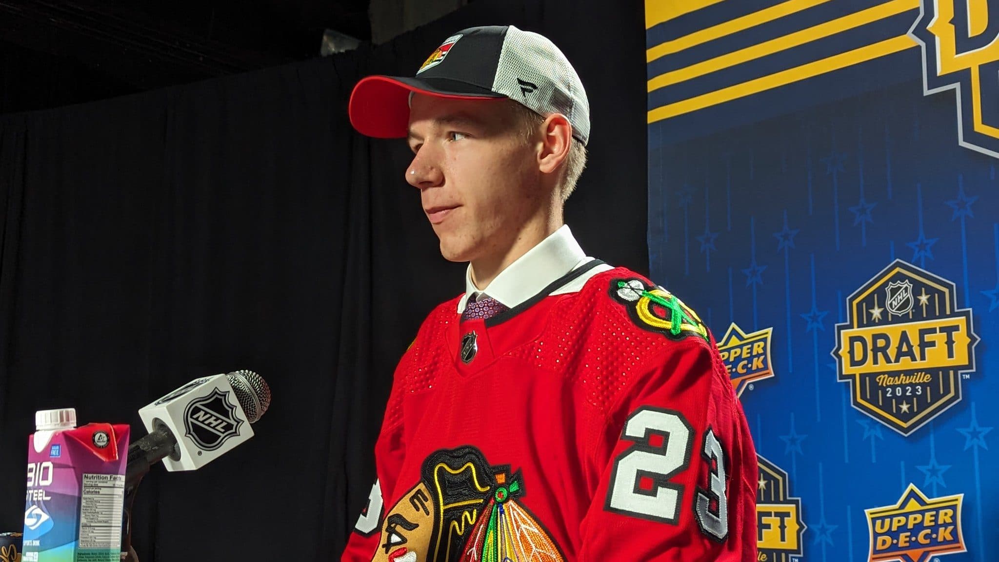 Blackhawks prospect Adam Gajan highlights latest additions to 2025 U.S. Collegiate Selects Spengler Cup roster