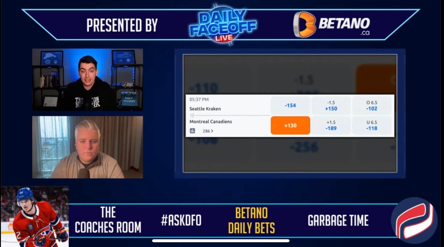 Betano Daily Bets: Dallas Vs Tampa Over & Canadiens +130