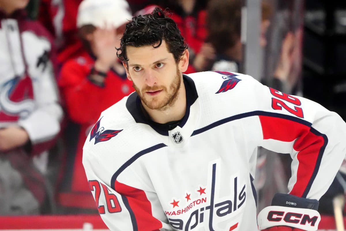 Capitals’ Nic Dowd suffers upper-body injury vs. Devils