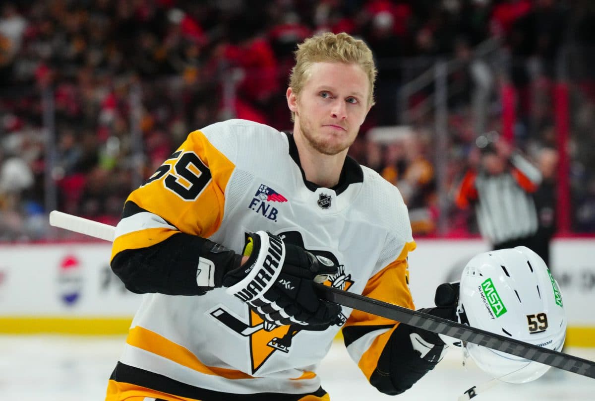 Jake Guentzel could make Hurricanes debut Tuesday vs. Rangers