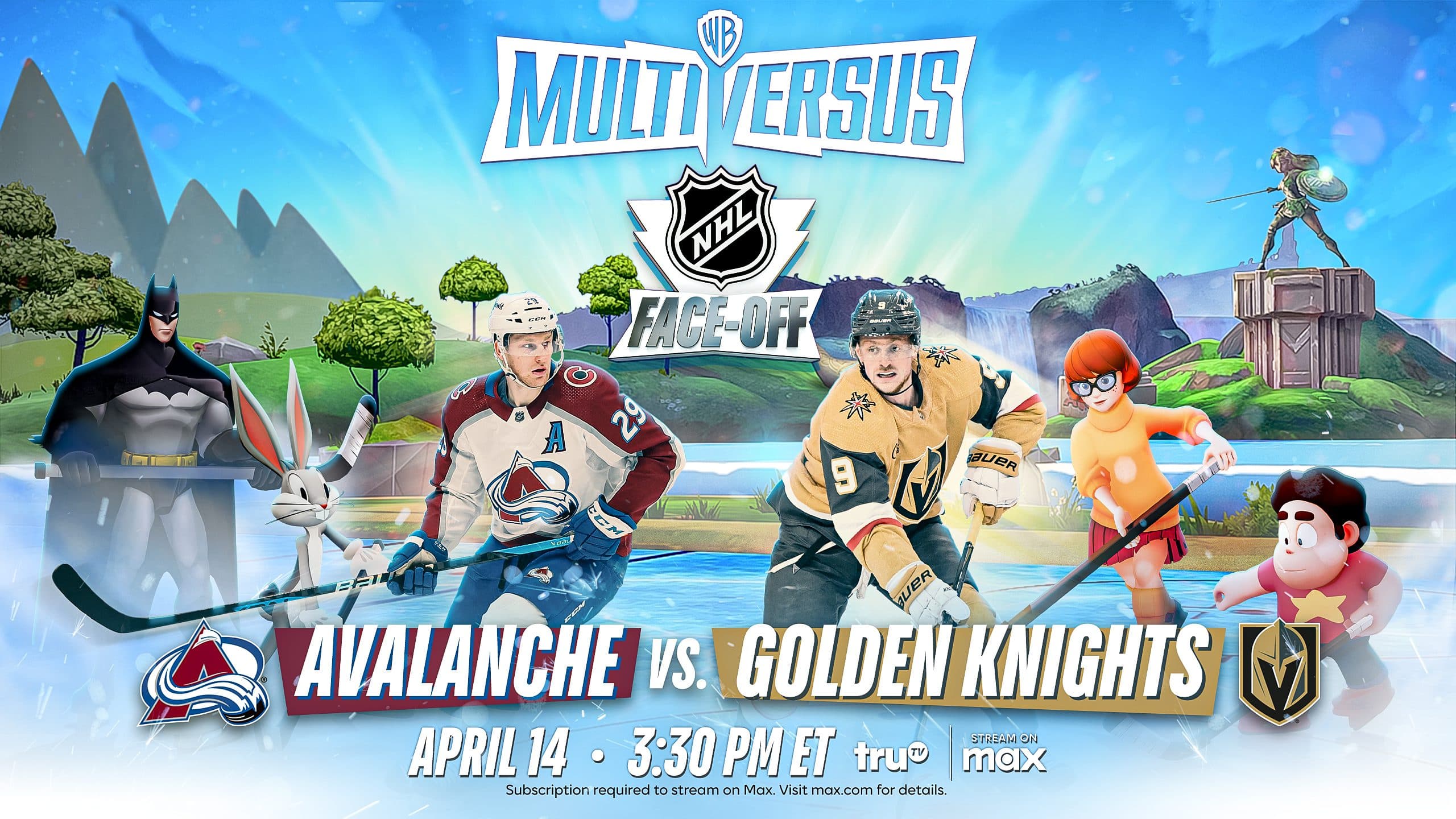 Bugs Bunny, Batman among characters to appear on MultiVersus NHL Face-Off game between Avalanche and Golden Knights