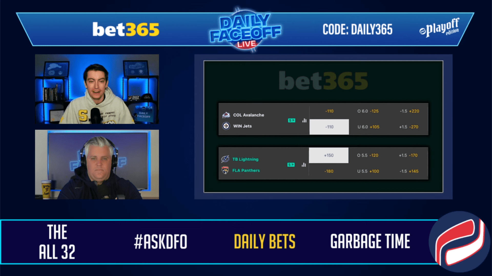 Bet365 Daily Bets: Jets Moneyline -110, Bolts Moneyline +150