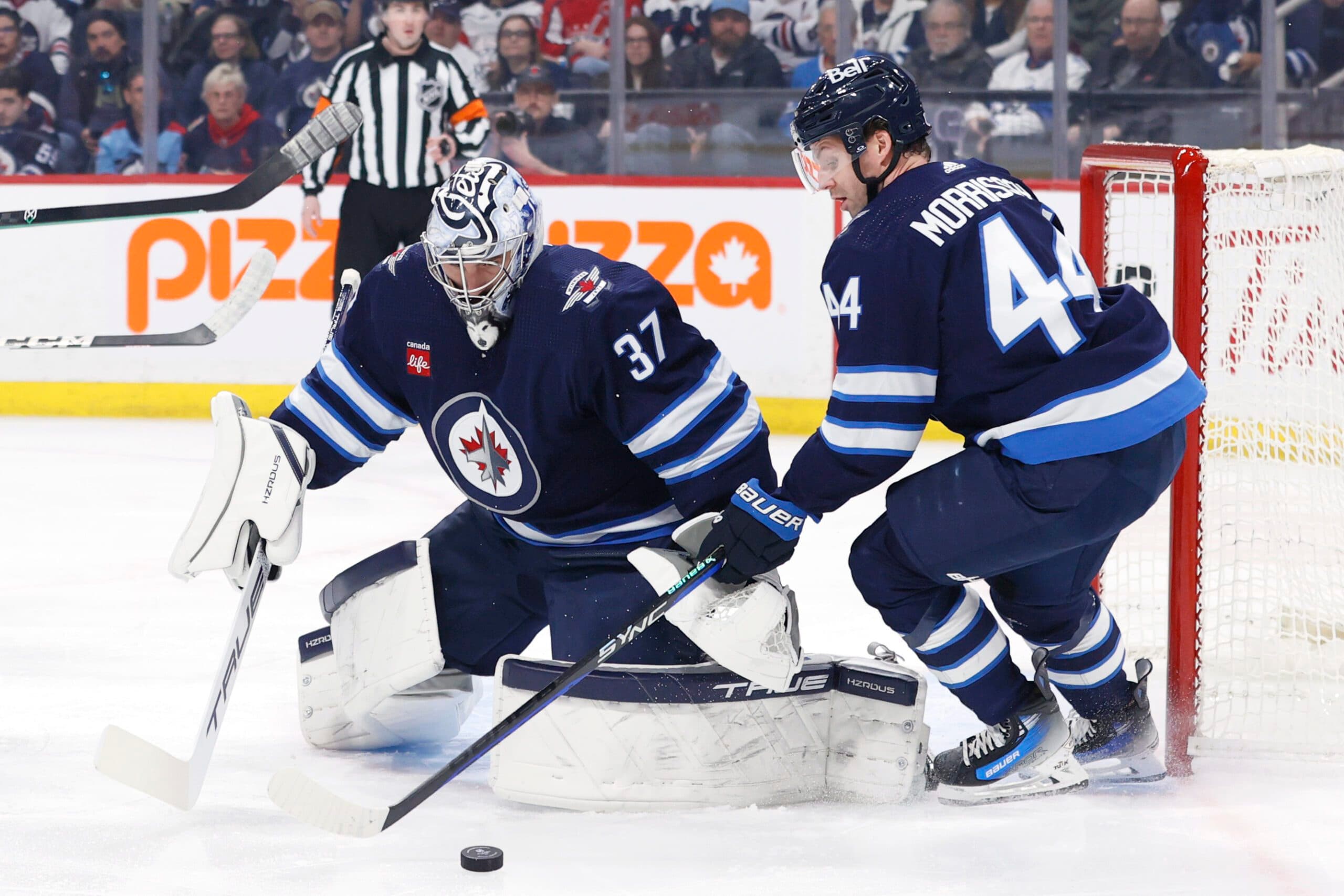Frankly Speaking: Josh Morrissey on playing in front of Connor Hellebuyck