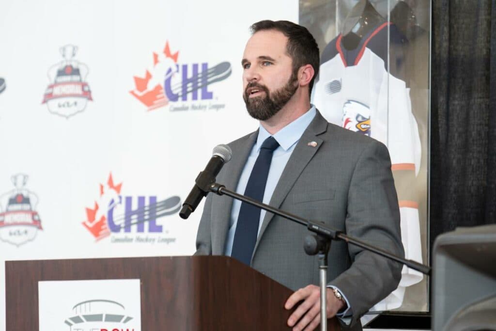 Saginaw Spirit general manager Dave Drinkill