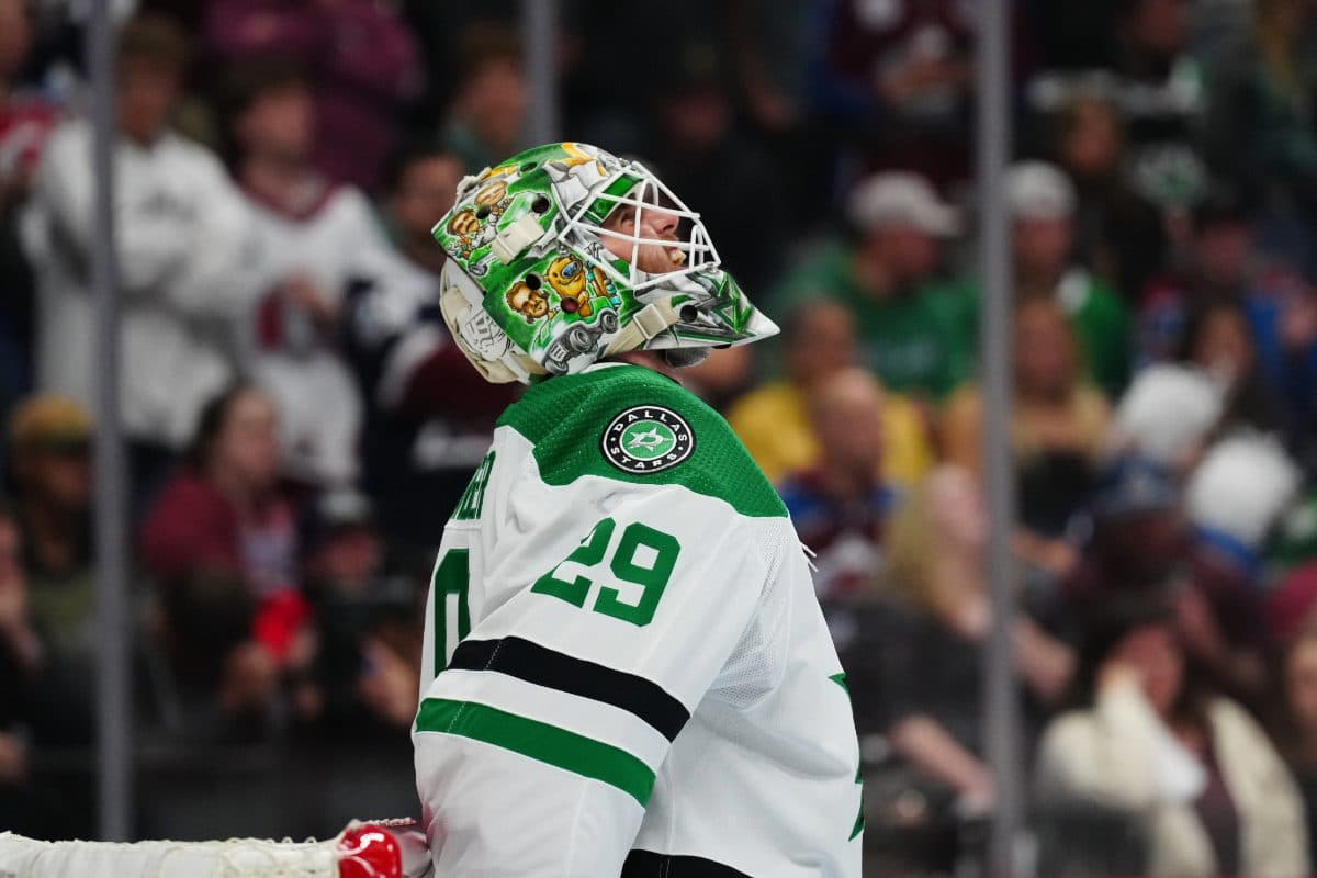 Dallas Stars goaltender Jake Oettinger