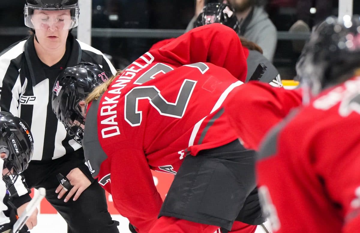 PWHL Ottawa forward Shiann Darkangelo