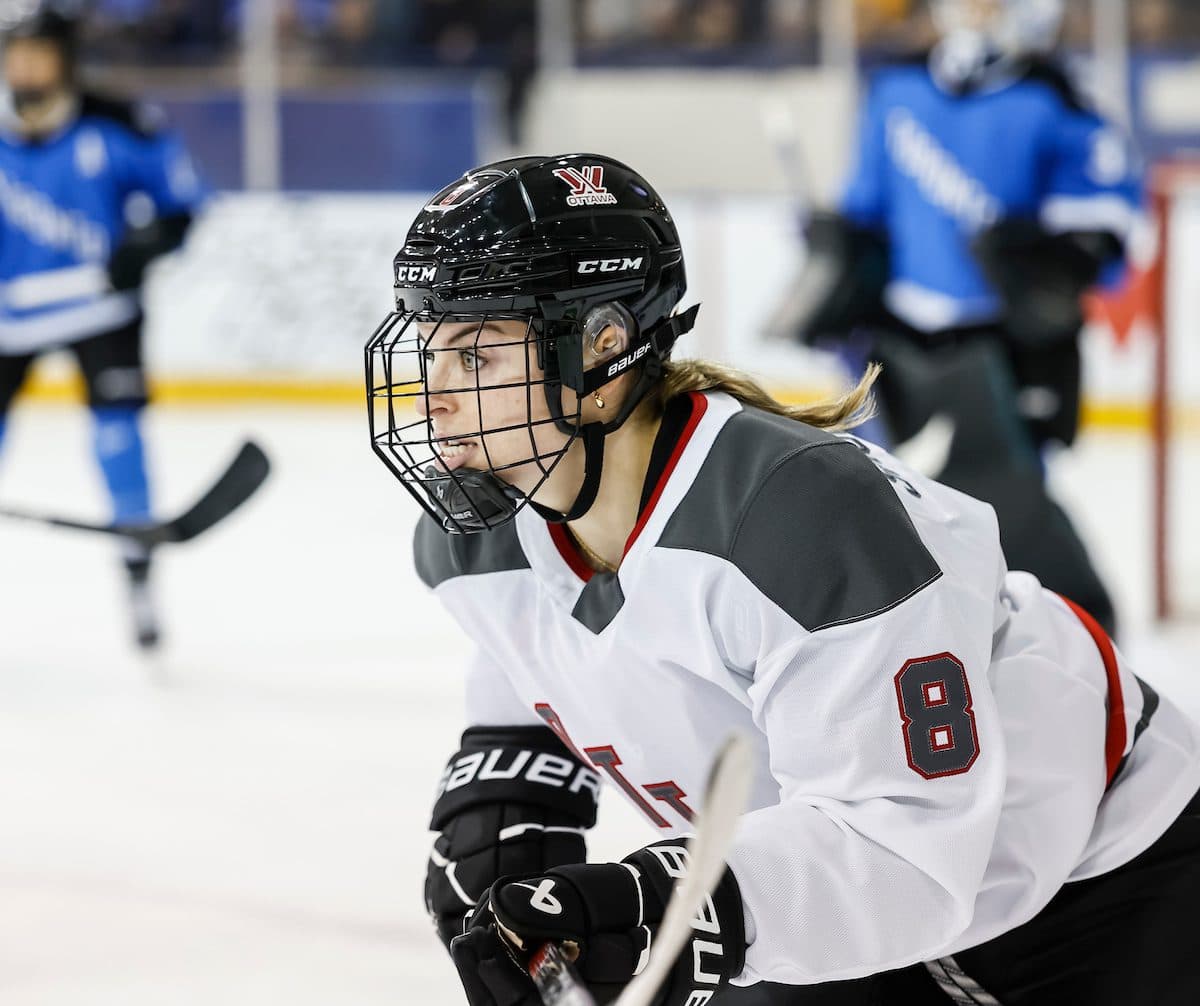 PWHL Ottawa forward Natalie Snodgrass