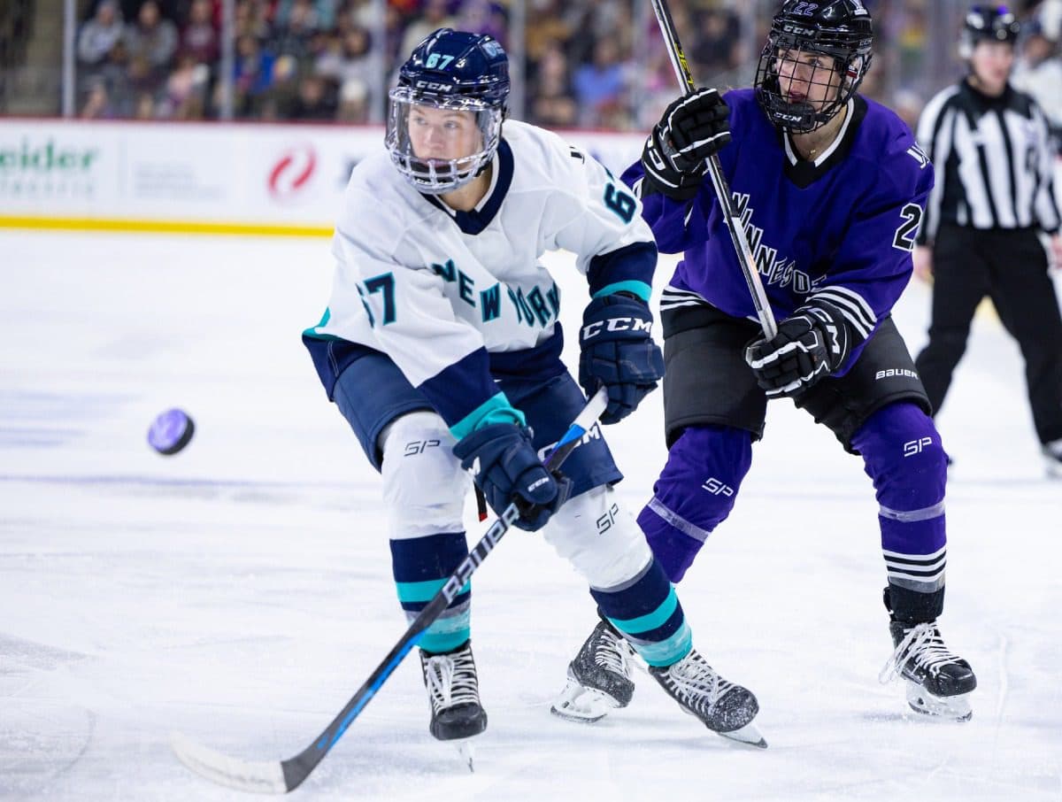 PWHL New York forward Emma Woods