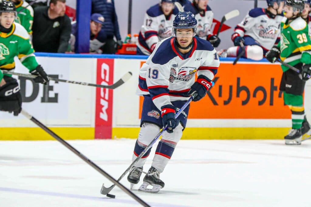 Saginaw Spirit defenseman Zayne Parekh