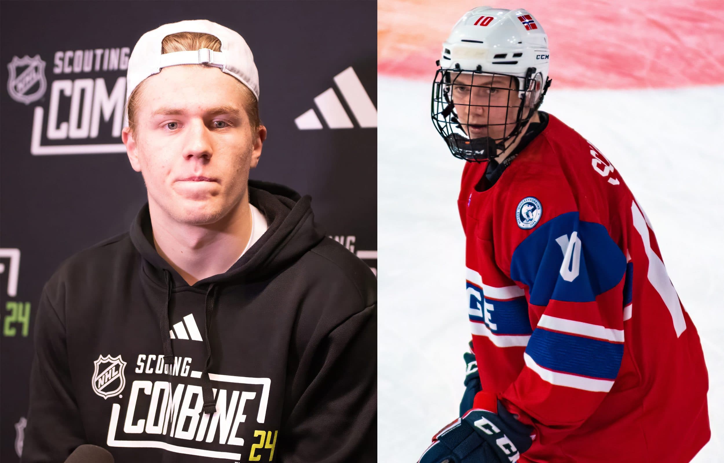 Michael Brandsegg Nygard and Stian Solberg (Steven Ellis/Daily Faceoff)