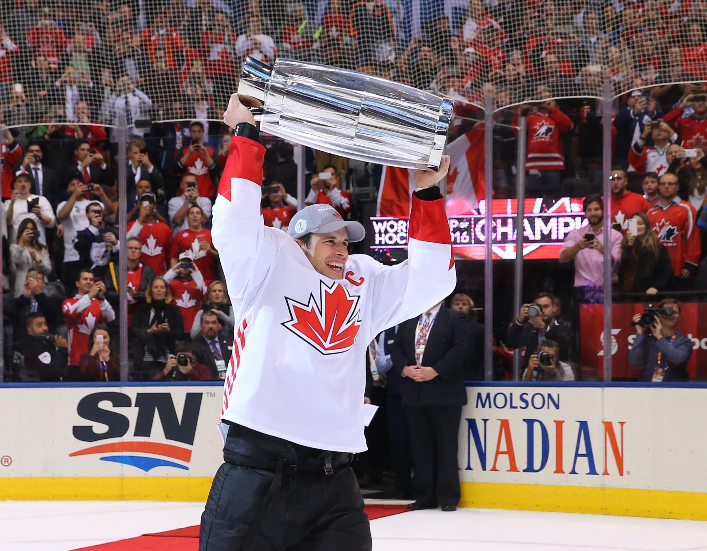 Team Canada's Sidney Crosby