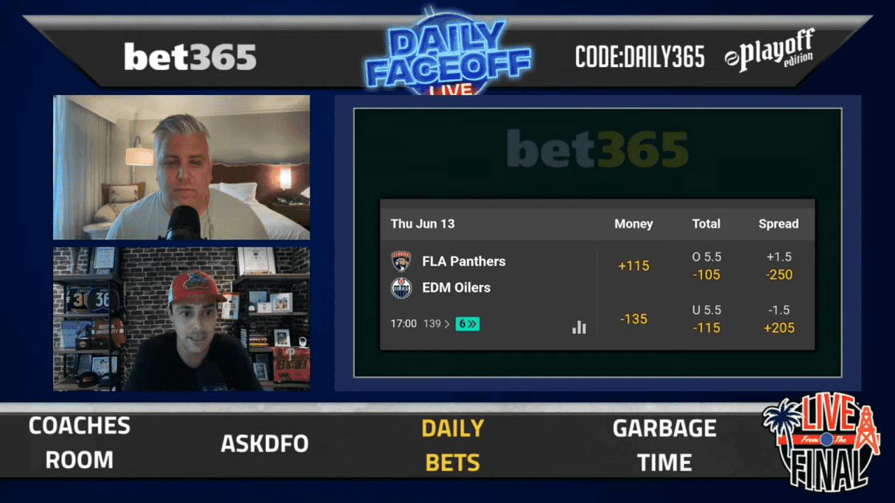 bet365 Daily Bets: Oilers vs. Panthers Game 3 odds