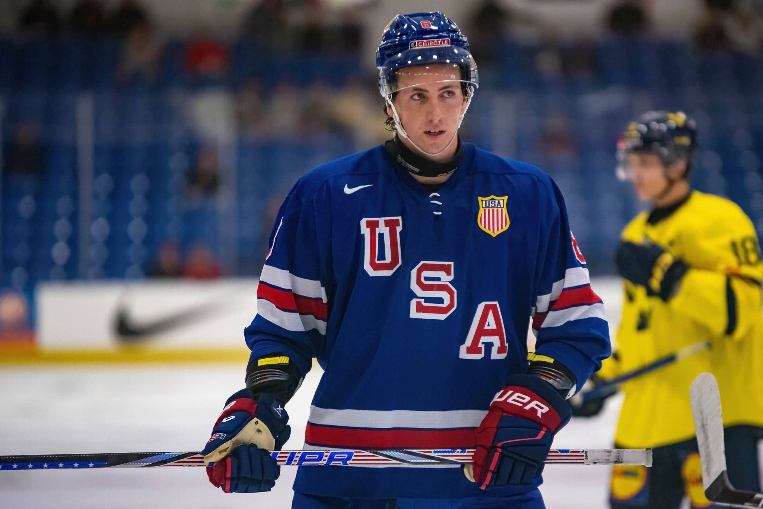 Blackhawks sign AJ Spellacy to entry-level contract