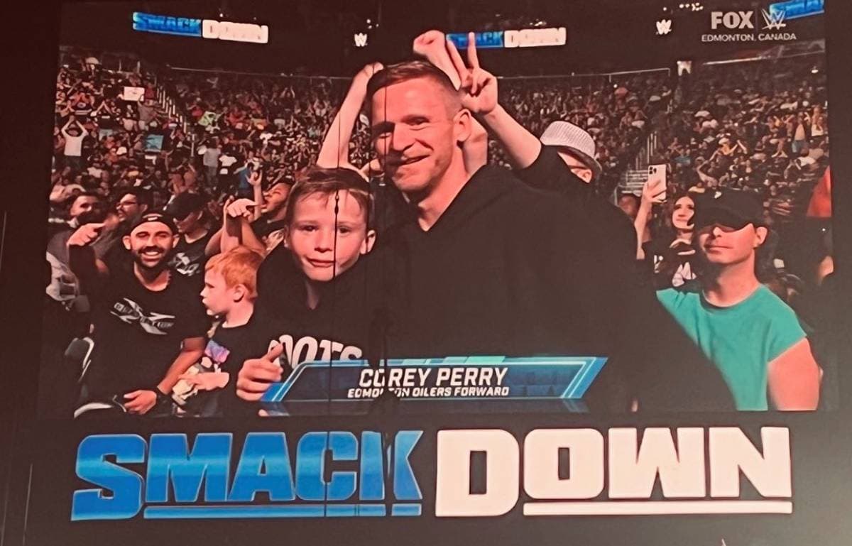 Corey Perry helps Kevin Owens beat up Austin Theory on WWE Smackdown