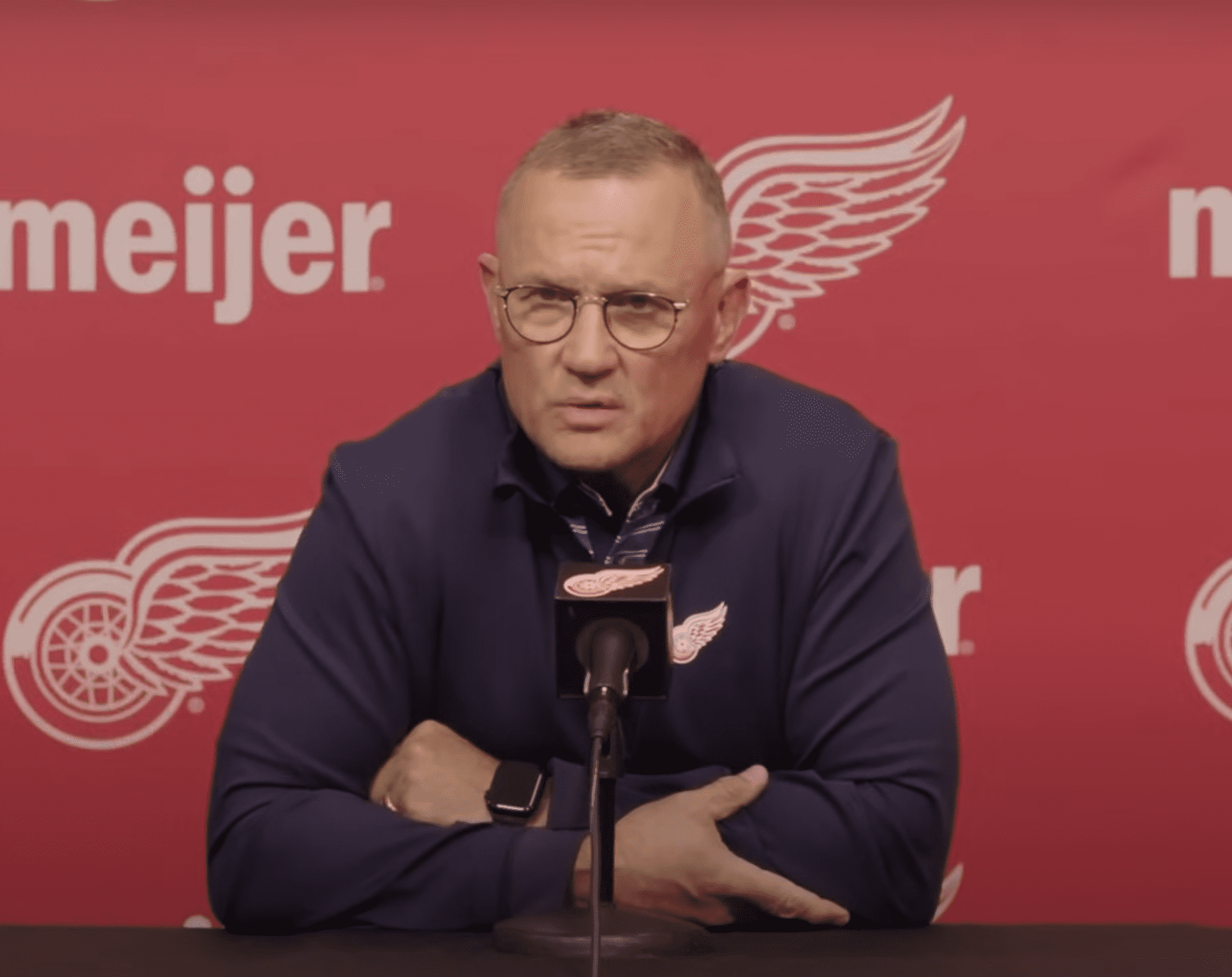Detroit Red Wings GM Steve Yzerman