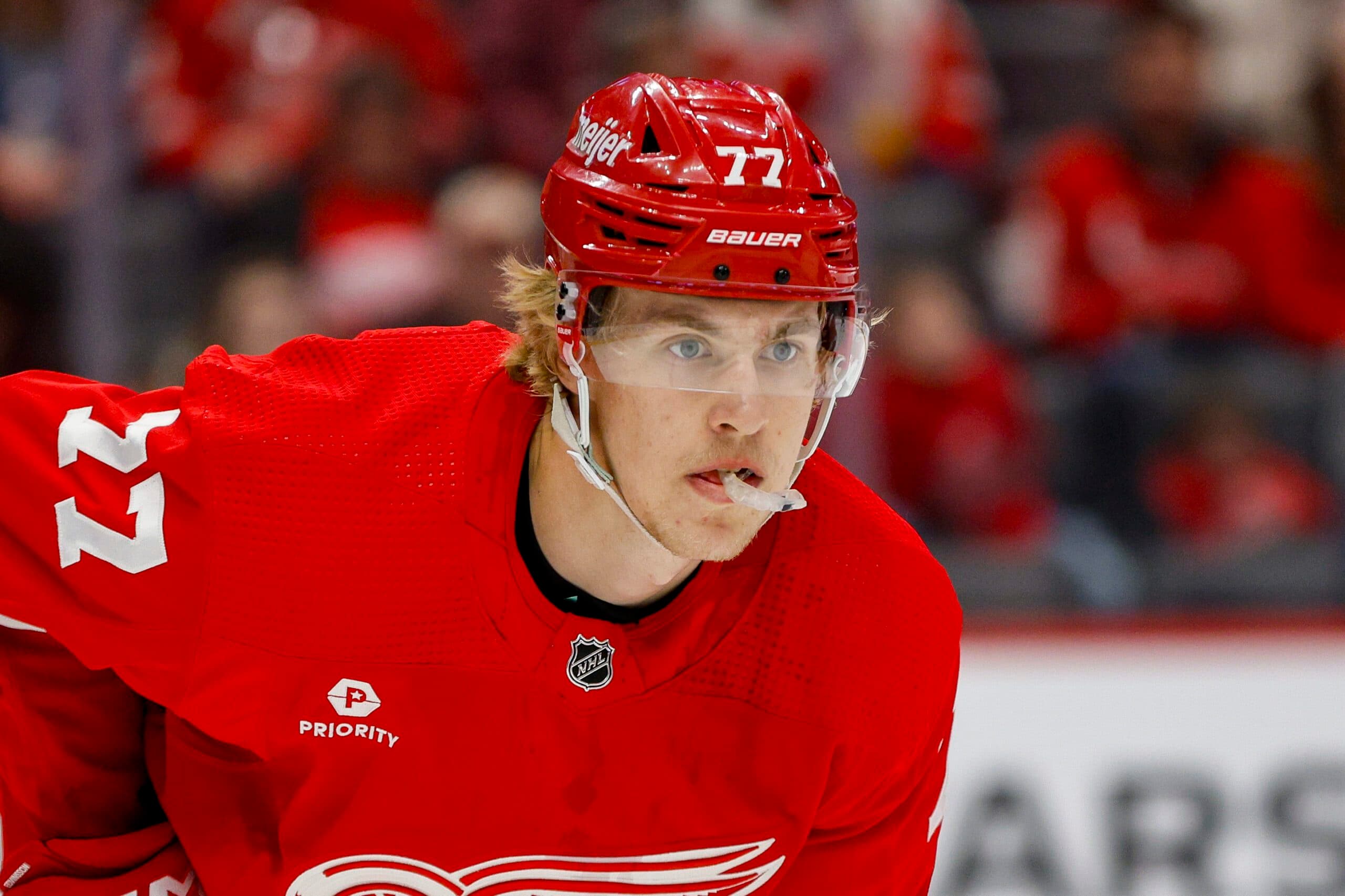 Red Wings’ Simon Edvinsson out several weeks with lower-body injury