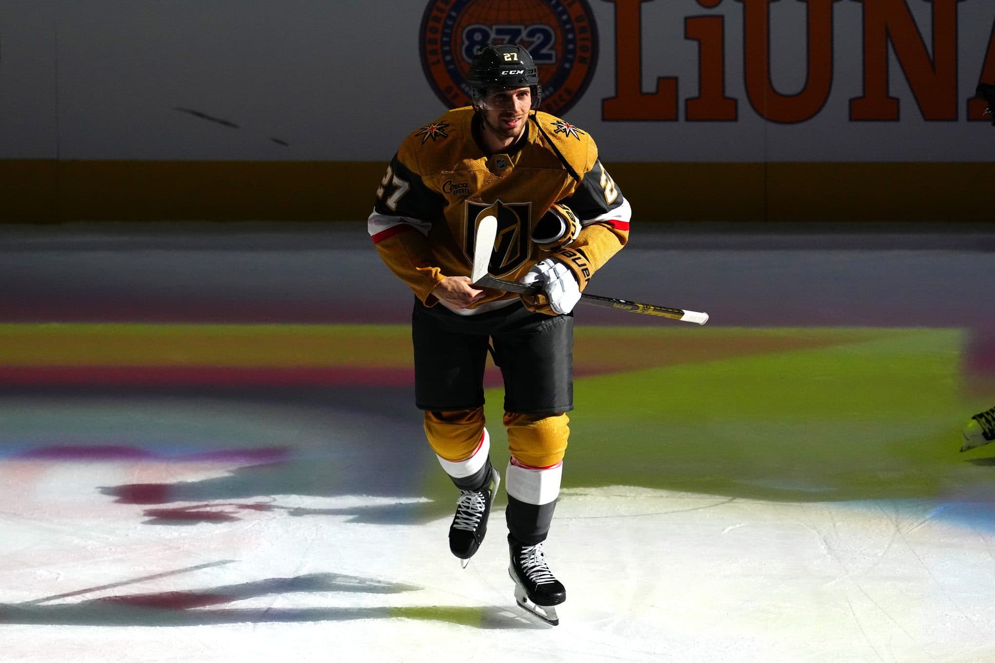 Vegas Golden Knights defenseman Shea Theodore.