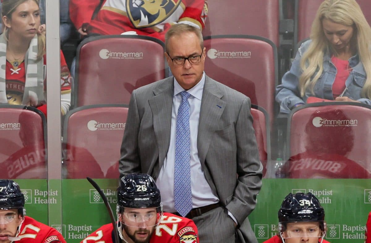 Florida Panthers head coach Paul Maurice