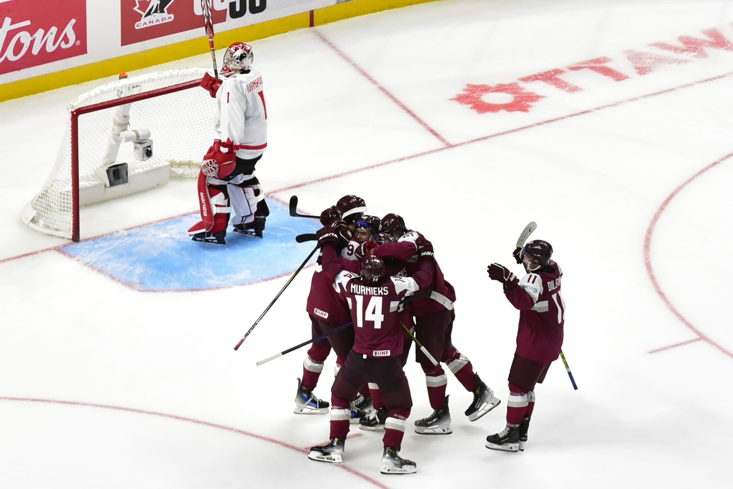 Latvia pulls off massive upset over Canada at 2025 World Juniors